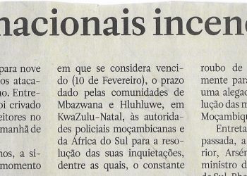 Mais viaturas nacionais incendiadas na RAS – 14 de Fevereiro de 2023