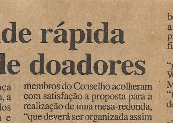 CS defende rápida reunião de doadores – 10 de Janeiro de 2002