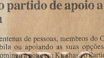 Criado partido de apoio a Kabila – 02 de Abril de 2002
