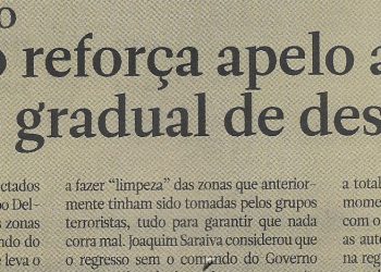 Cabo Delgado: Governo reforça apelo ao regresso gradual de deslocados – 30 de Julho de 2022