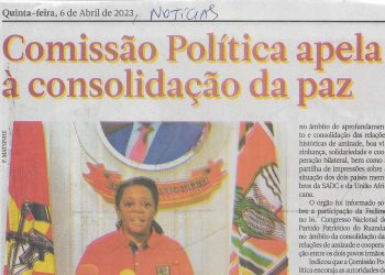Comissão Política apela à consolidação da paz – 06 de Abril de 2023