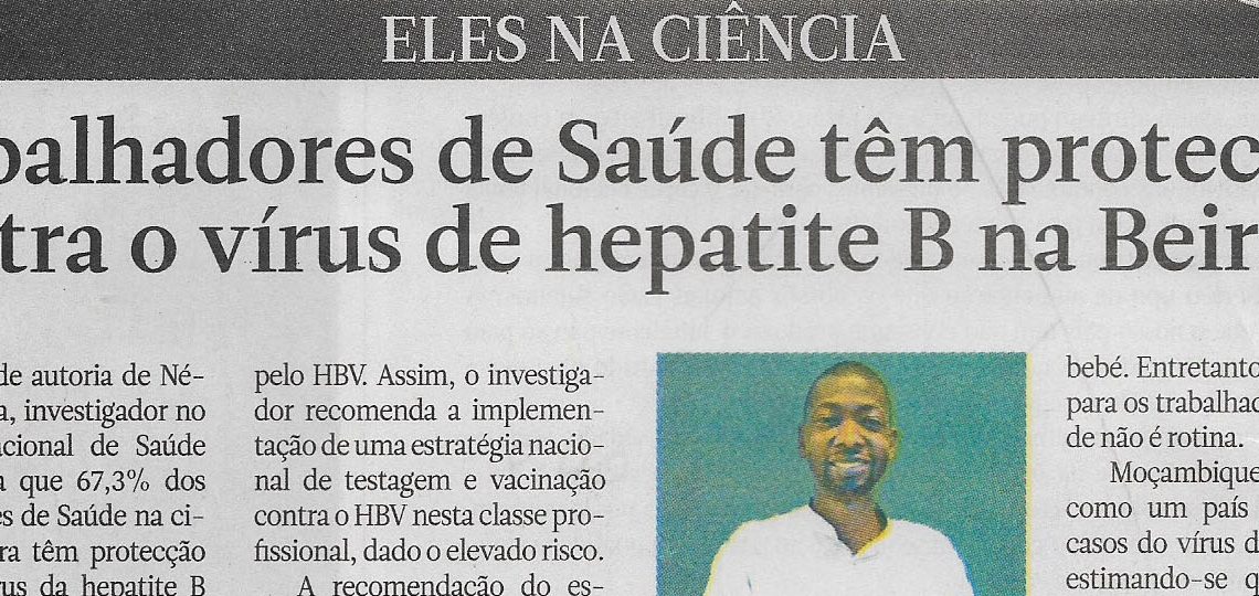 Trabalhadores de Saúde têm protecção contra o vírus de hepatite B na Beira- 30 de Dezembro de 2022
