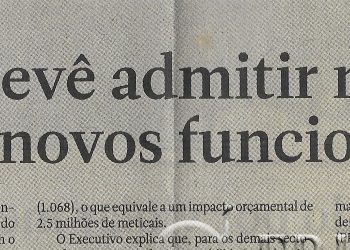 PESOE-2023: Estado prevê admitir mais de 12 mil novos funcionários – 13 de Dezembro de 2022