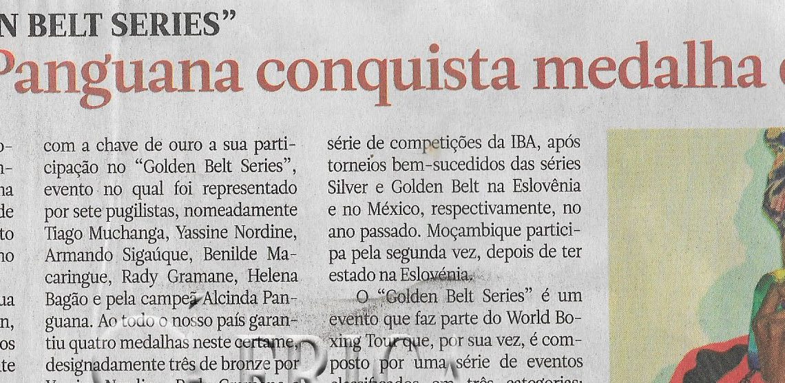 Boxe-“ GOLDEN BELT SERIES”: Alcinda Panguana conquista medalha de ouro ...