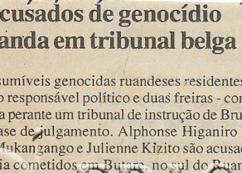 Três acusados de genocídio no Ruanda em tribunal belga – 05 de Fevereiro de 2000