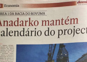 Área 1 da Bacia do Rovuma: Anadarko mantém calendário do projecto – 03 de Fevereiro de 2019