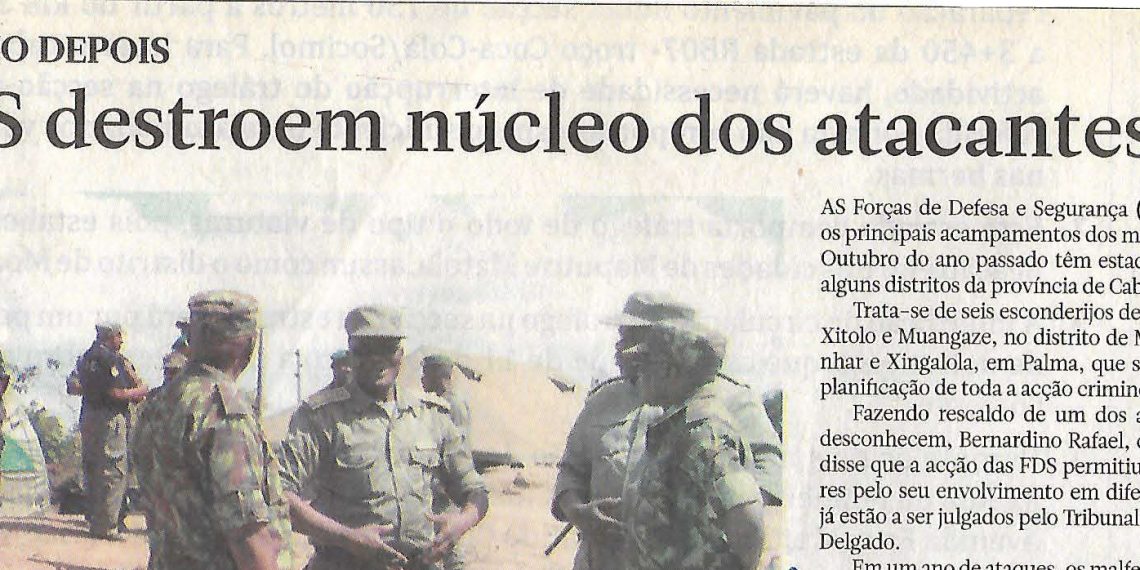 FDS destroem núcleo dos atacantes – 08 de Outubro de 2018