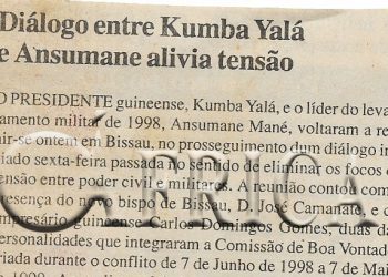 Diálogo entre Kumba Yalá e Ansumane alivia tensão – 25 de Maio de 2000