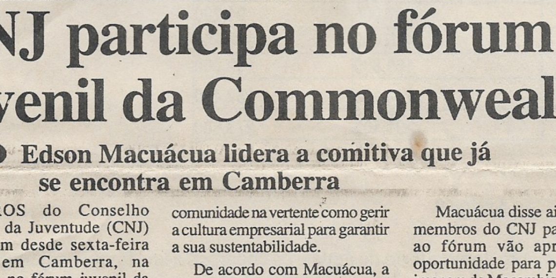 Conselho Nacional da Juventude participa no fórum juvenil da Commonwealth – 02 de Outubro de 2001