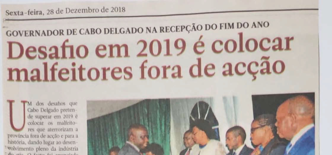 Desafio em 2019 é colocar malfeitores fora de acção – 28 de Dezembro de 2018