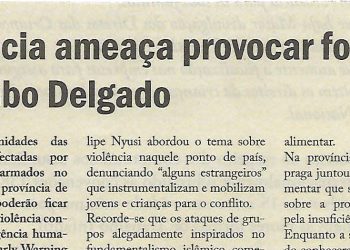 Violência ameaça provocar fome em Cabo Delgado – 05 de Outubro de 2018