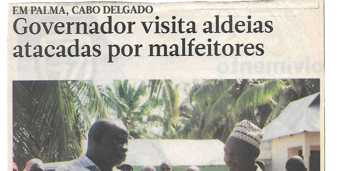 Governador visita aldeias atacadas por malfeitores – 25 de Março de 2019