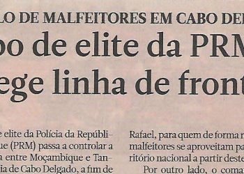 Grupo de elite da PRM protege linha de fronteira – 13 de Março de 2019