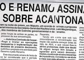 Governo e RENAMO assinam acordos sobre acantonamento – 23 de Janeiro de 1993