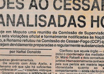 Violações ao Cessar-Fogo serão analisadas hoje – 6 de Março de 1993