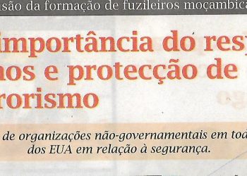 Conclusão da formação de fuzileiros moçambicanos – Estados Unidos da América (EUA) destacam importância do respeito pelos Direitos Humanos e protecção de civis no combate ao terrorismo – 12 de Maio de 2021