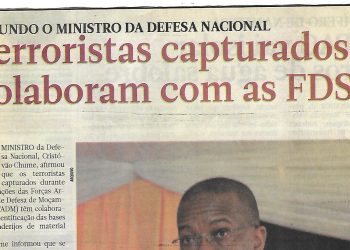 Segundo o Ministro da Defesa Nacional – Terroristas capturados colaboram com as Forças de Defesa e Segurança (FDS) – 12 de Fevereiro de 2022