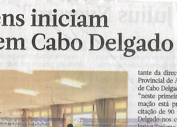 Noventa jovens iniciam capacitação em Cabo Delgado – 31 de Janeiro de 2023