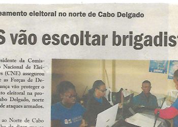 FDS vão escoltar brigadistas – 12 de Abril de 2019