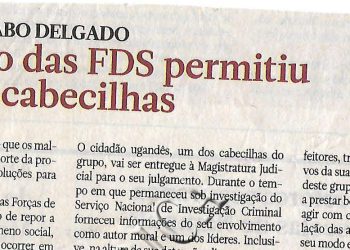 Empenho das FDS permitiu capturar cabecilhas – 11 de Fevereiro de 2019