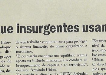 GIFIM diz que insurgentes usam M-pesa – 09 de Outubro de 2019