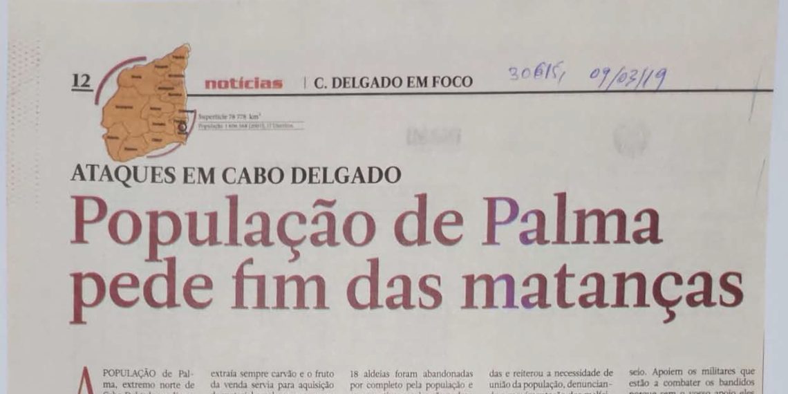 População de Palma pede fim das matanças – 09 de Março de 2019