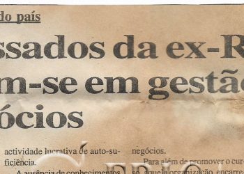 Do Norte e Centro do país: Regressados da ex-RDA formam-se em gestão de negócios – 24 de Novembro de 2000