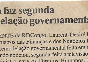 Kabila faz segunda remodelação governamental – 23 de Novembro de 2000