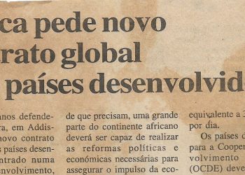 África pede novo contrato global com países desenvolvidos – 23 de Novembro de 2000