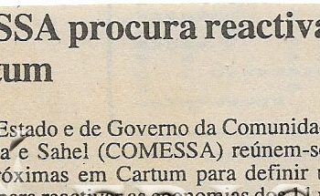 COMESSA procura reactivação em Cartum – 10 de Fevereiro de 2001