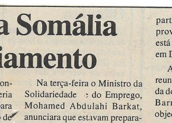 Paz para Somália sofre adiamento – 20 de Abril de 2000
