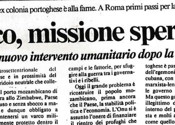 Mozambico, missione speranza – 4 de Fevereiro de 1992