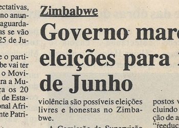 Governo marcou eleições para 24 e 25 de Junho – 17 de Maio de 2000