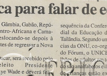 Annan em África para falar de educação e Sida – 24 de Abril de 2000