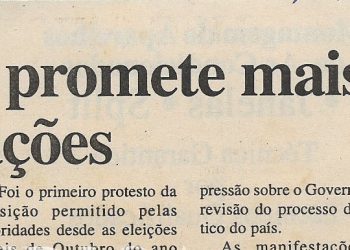 Tanzania: Oposição promete mais manifestações – 14 de Fevereiro de 2001