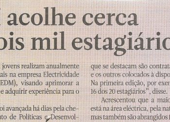 EDM acolhe cerca de dois mil estagiários – 26 de Janeiro de 2023