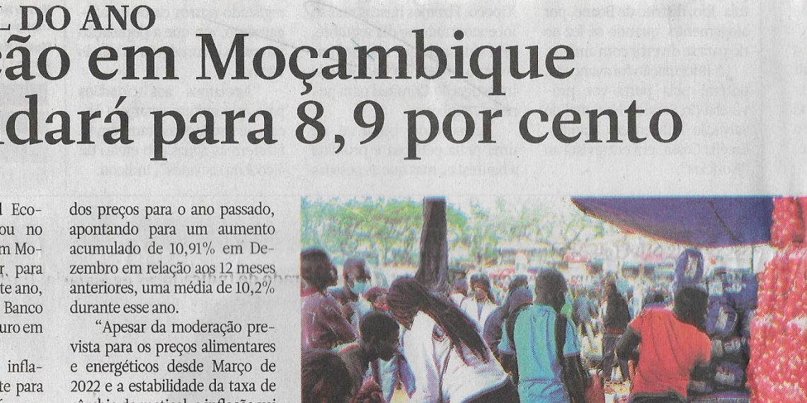 Até final do ano: Inflação em Moçambique abrandará para 8,9 por cento – 24 de Janeiro de 2023