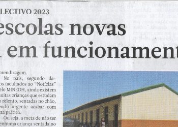No ano lectivo 2023: Trinta escolas novas entram em funcionamento – 26 de Janeiro de 2023