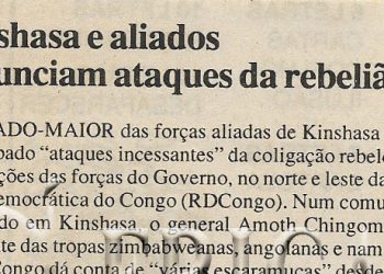 Kinshasa e aliados denunciam ataques da rebelião – 15 de Maio de 2000