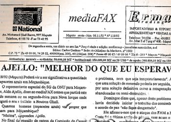 Ajello: “Melhor do que eu esperava” – 06 de Novembro de 1992