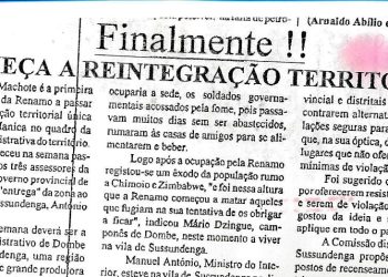 Finalmente!! Começa a reintegração territorial – 19 de Maio de 1994