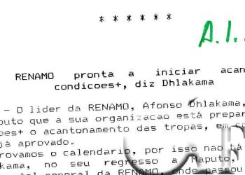 Moçambique: RENAMO pronta a iniciar acantonamento sem condições – 17 de Novembro de 1993