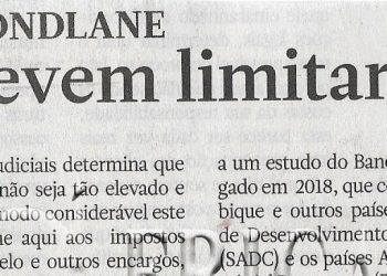 Segundo Juiz Carlos Mondlane: Impostos não devem limitar acesso à justiça – 06 de Março de 2023