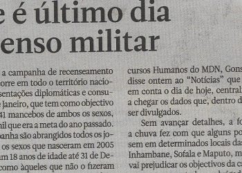 Hoje é último dia do censo militar – 28 de Fevereiro de 2023