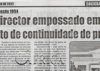 Na história do Secretariado Técnico de Administração Eleitoral (STAE): Quinto director empossado em Maputo no espírito de continuidade de processos – 15 de Outubro de 2022