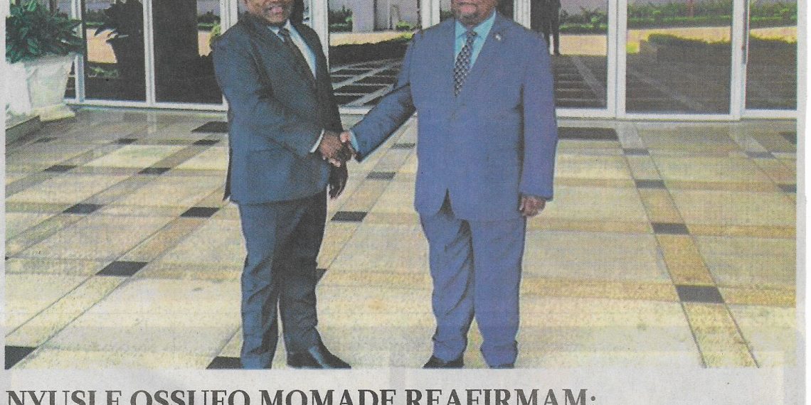 Nyusi e Ossufo Momade reafirmam: Diálogo é fundamento para construção da paz – 08 de Outubro de 2022