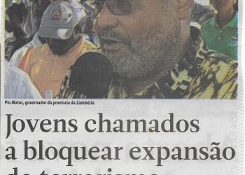 Jovens chamados a bloquear expansão do terrorismo – 10 de Outubro de 2022