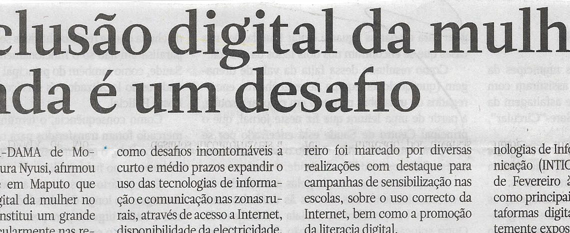 Inclusão digital da mulher ainda é um desafio – 07 de Março de 2023