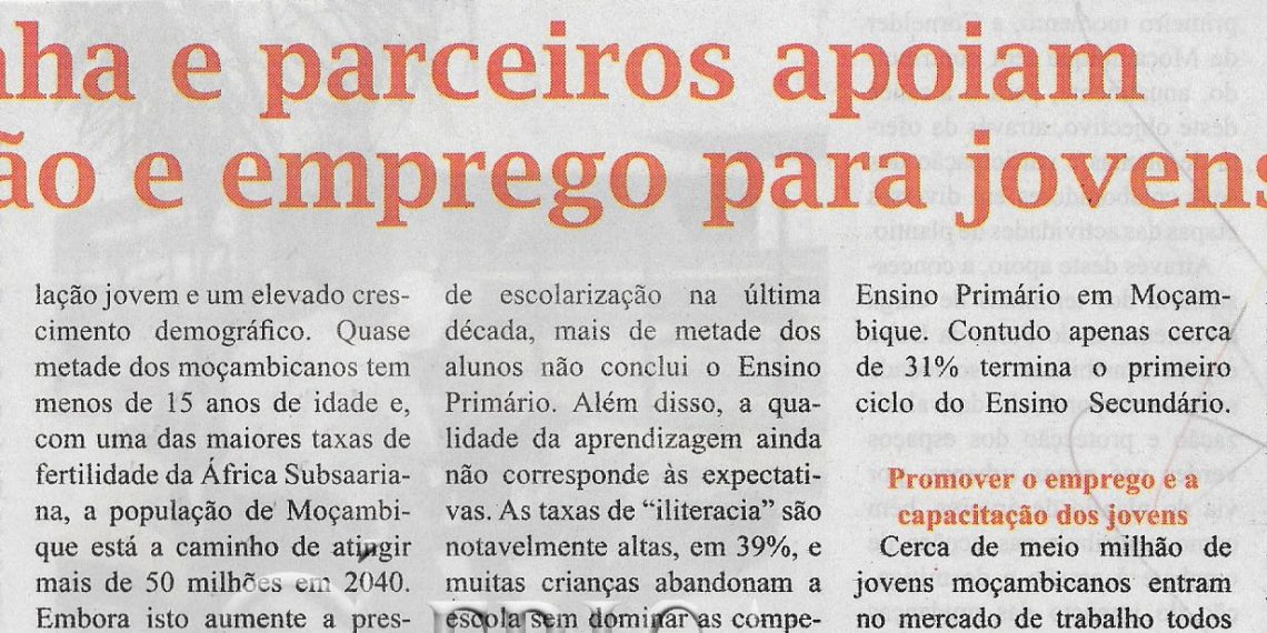Alemanha e parceiros apoiam educação e emprego para jovens – 25 de Janeiro de 2023