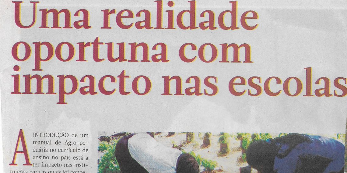 Ensino de Agro-pecuária: Uma realidade oportuna com impacto nas escolas –  24 de Janeiro de 2023